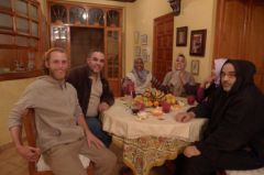 Moustapha et Khadija qui m'ont hébergé la nuit de Noël