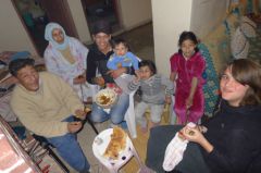 brochettes de Kefta chez Mohammed qui nous héberge