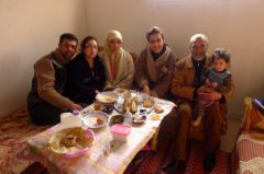 La famille de Younness qui nous accueil à Fés